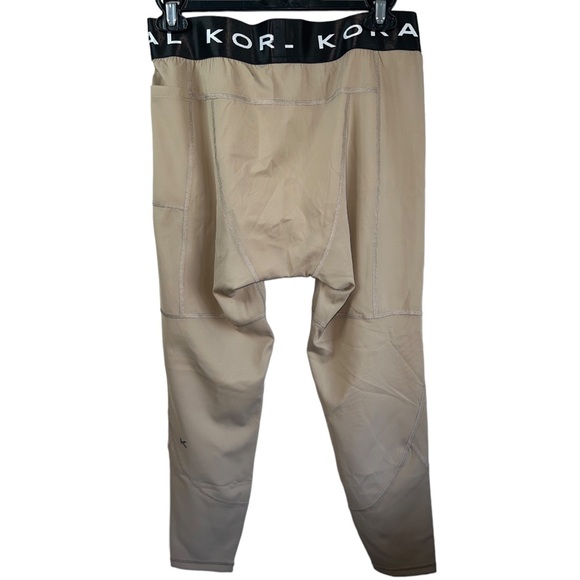 Koral men's X Infinity Leggings cropped Medium wheat Color NWOT - Picture 6 of 6